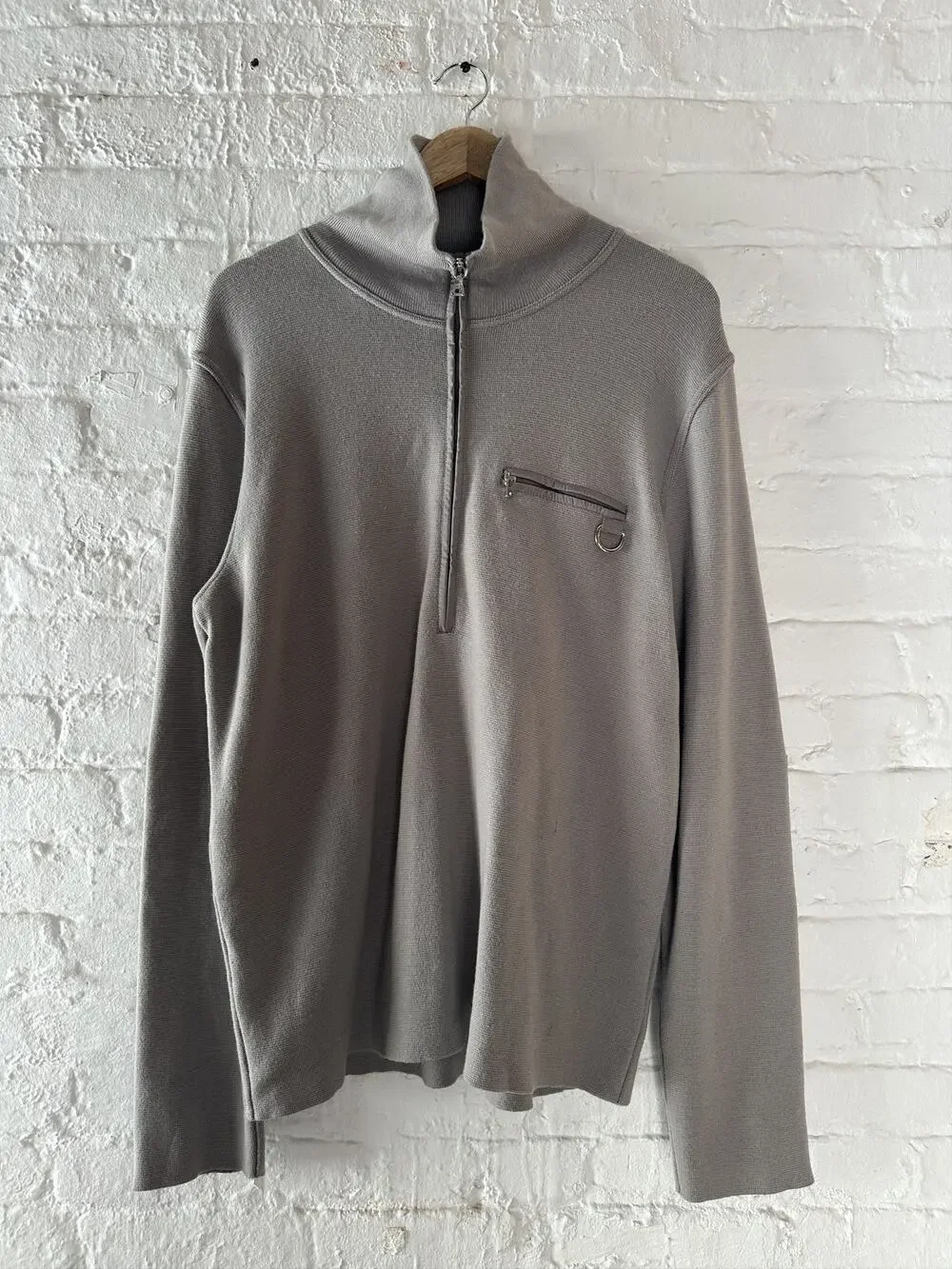 Prada Sport Wool Quarter Zip